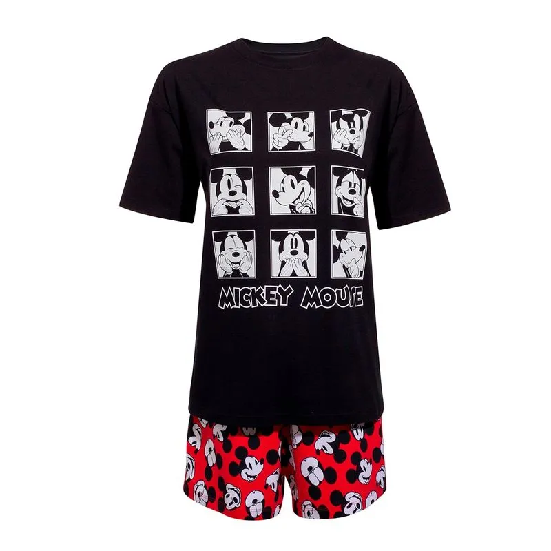 Pijama Feminino Curto Estampado Mickey And Friends