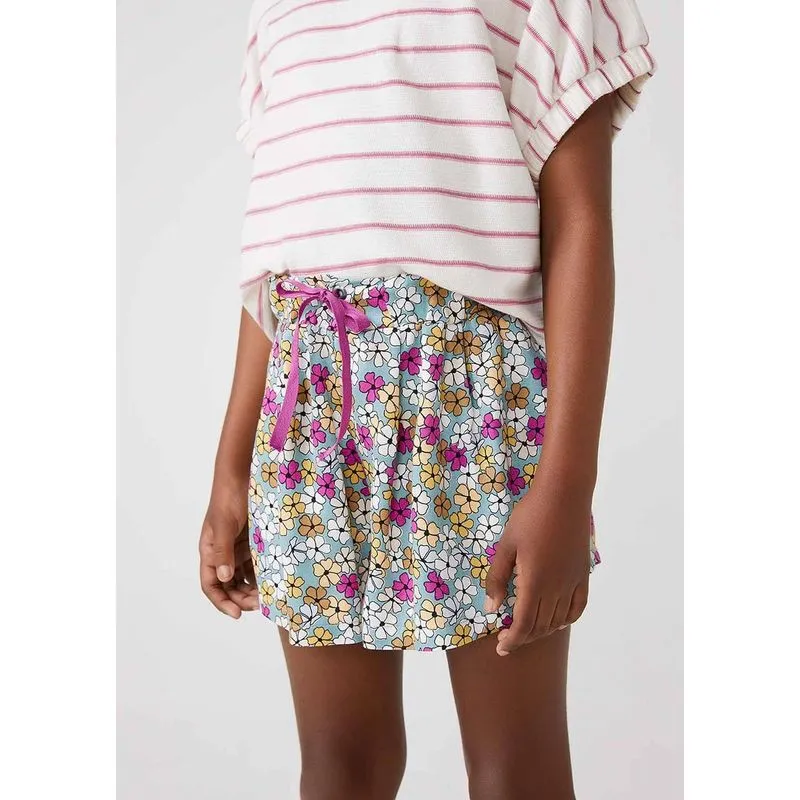 Shorts Infantil Menina Floral