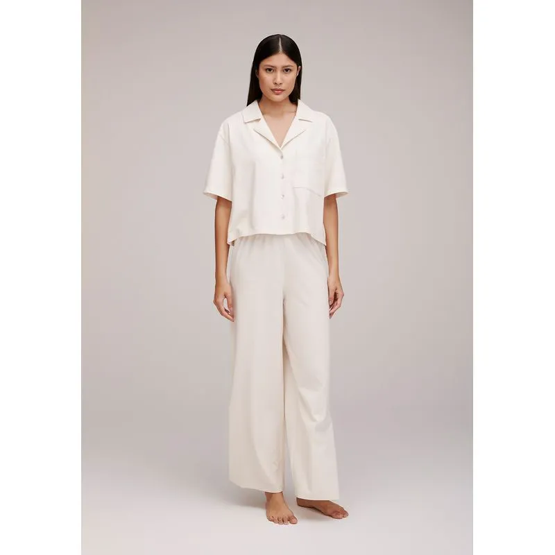 Pijama Feminino Longo Amplo - Bege XXG
