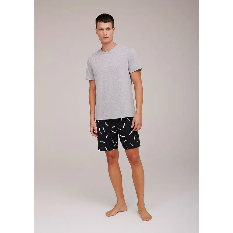 Pijama Curto Masculino Estampado
