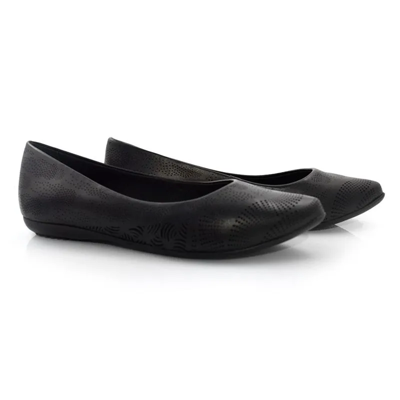 Sapatilha Bottero Couro Feminina Preto 316113 38