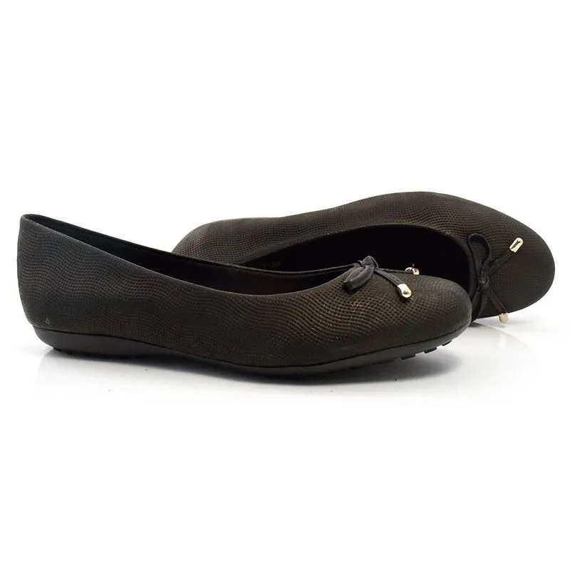 Sapatilha Feminina de Couro Bottero Preto 327301 35