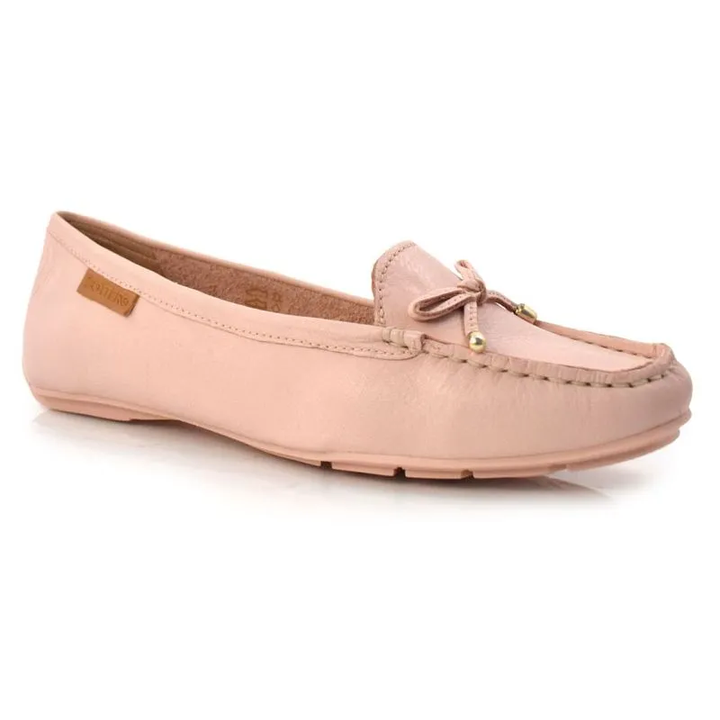 Mocassim Feminino de Couro Bottero Rosa 330901 35