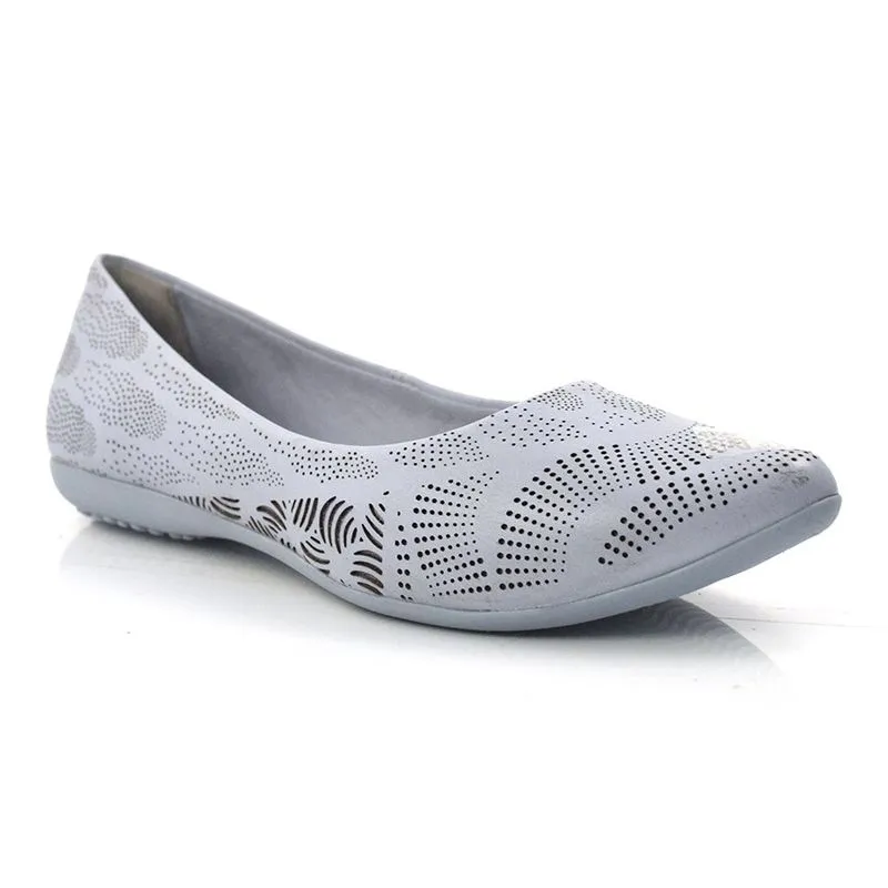 Sapatilha Bottero Couro Feminina Azul 316113 36