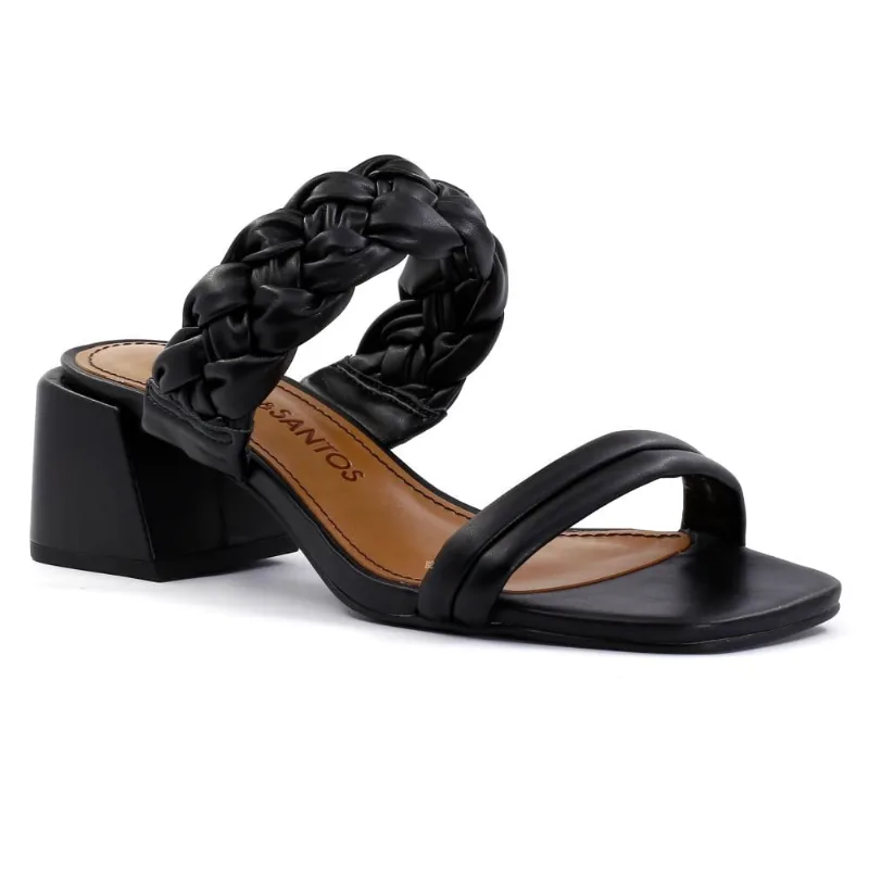 Sandália Loucos & Santos Trançado 34 / Preto / Preto