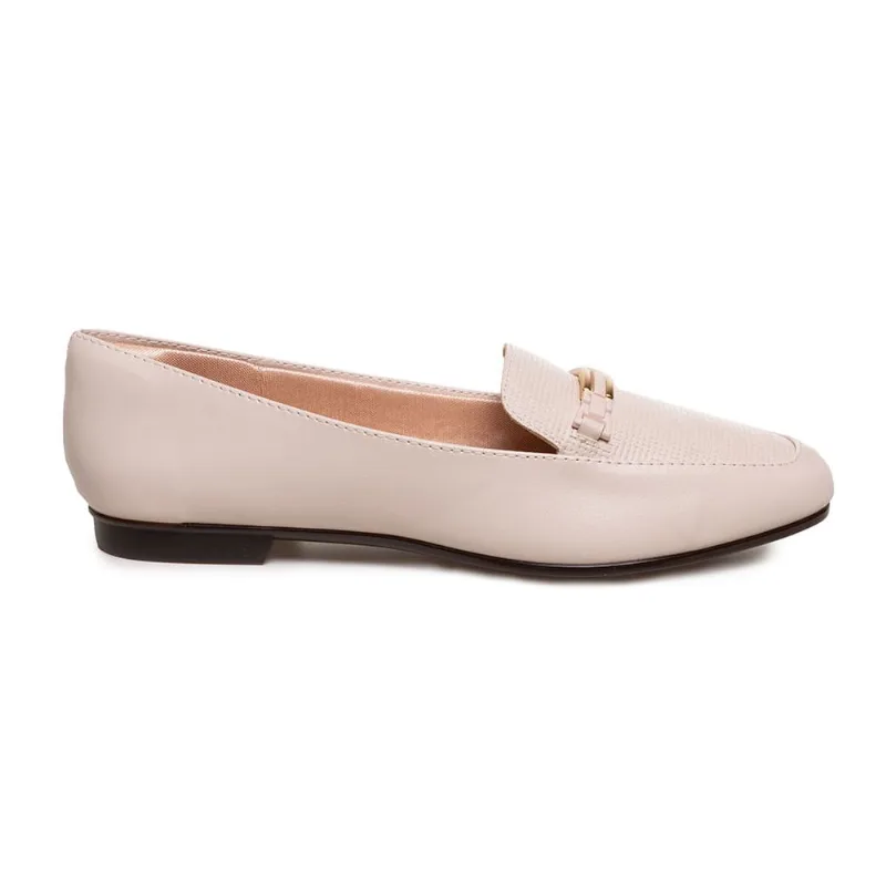 Sapato Feminino Mocassim Kult Napa Off White Branco Off - 34