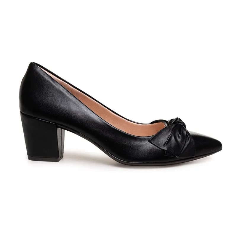 Sapato Feminino Scarpin Laço Kult Preto Preto - 34