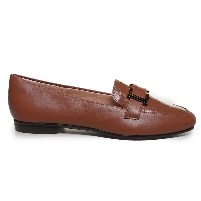 Sapatilha Kult Mocassim Feminina Marrom TAMANHO 35