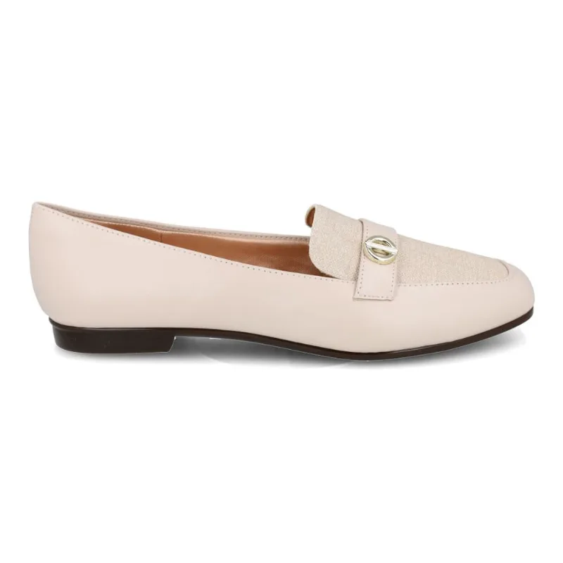 Sapato Mocassim Kult Jeans Off White Feminino 37