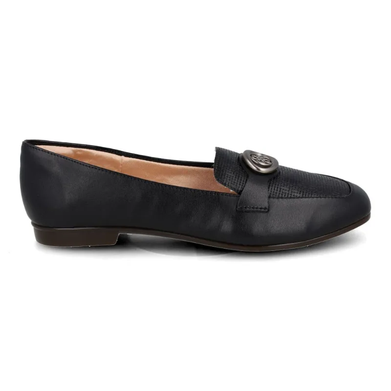 Sapato Mocassim Kult Jeans Preto Feminino 36