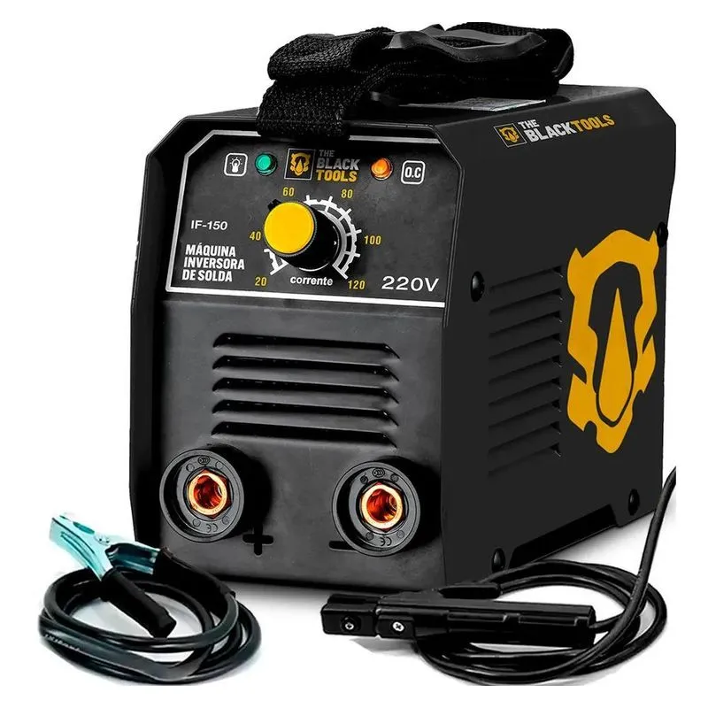 Máquina Solda Inversora Mma The Black Tools Preto 50/60hz Vo