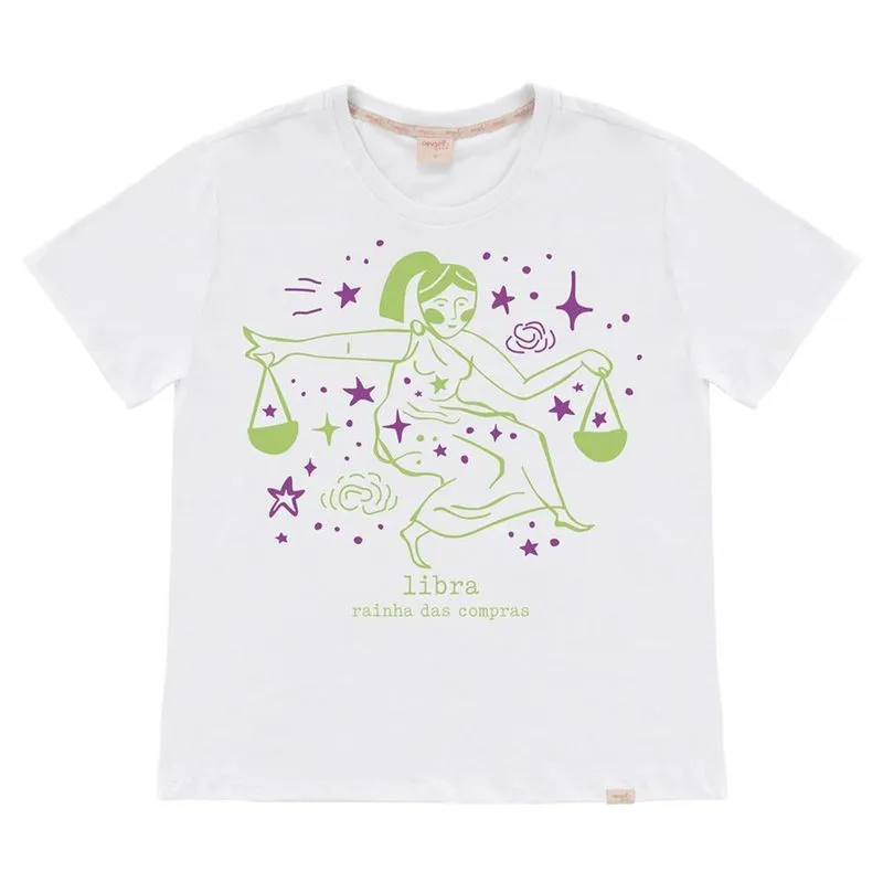 Camiseta Zodíaco Libra - Angel