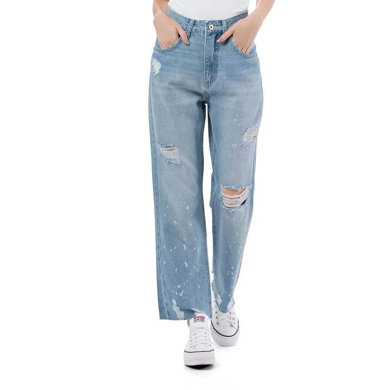 Calça Reta Blue Light - Angel