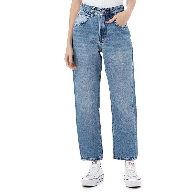 Calça Reta Blue Jeans - Angel