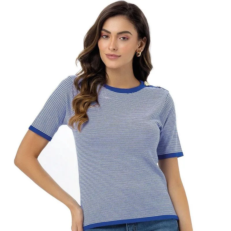 Blusa Tricot Listrada Casual - Angel