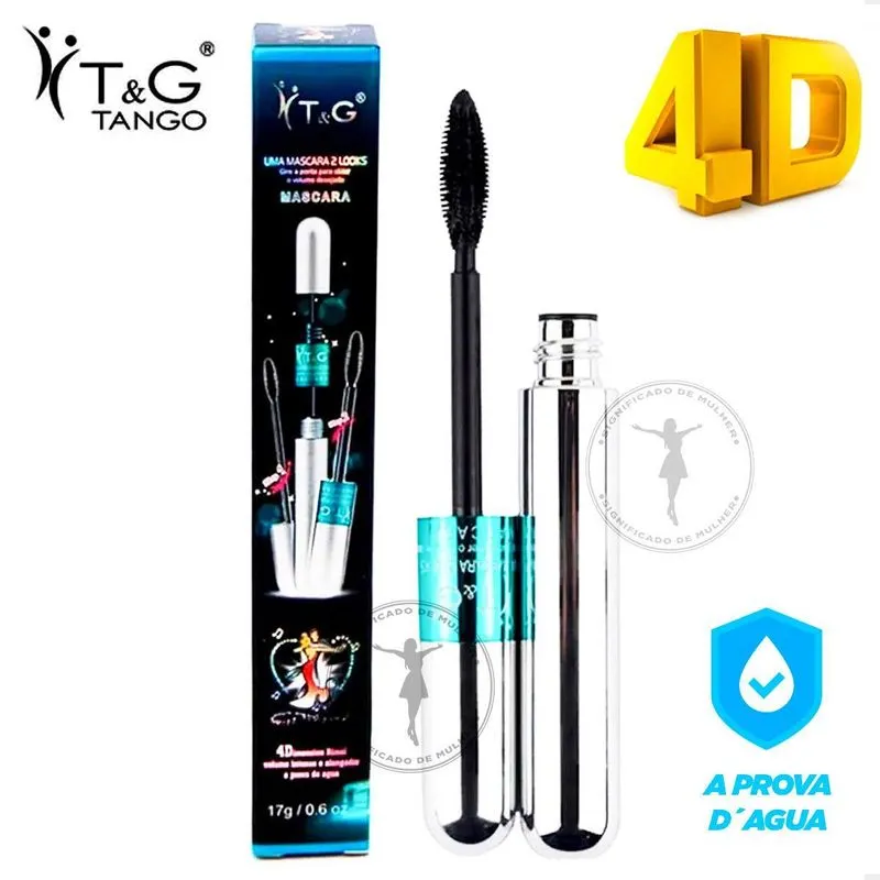 Rimel Tango 2 Em 1 Efeito 4d Mascara Tango A Prova Dagua