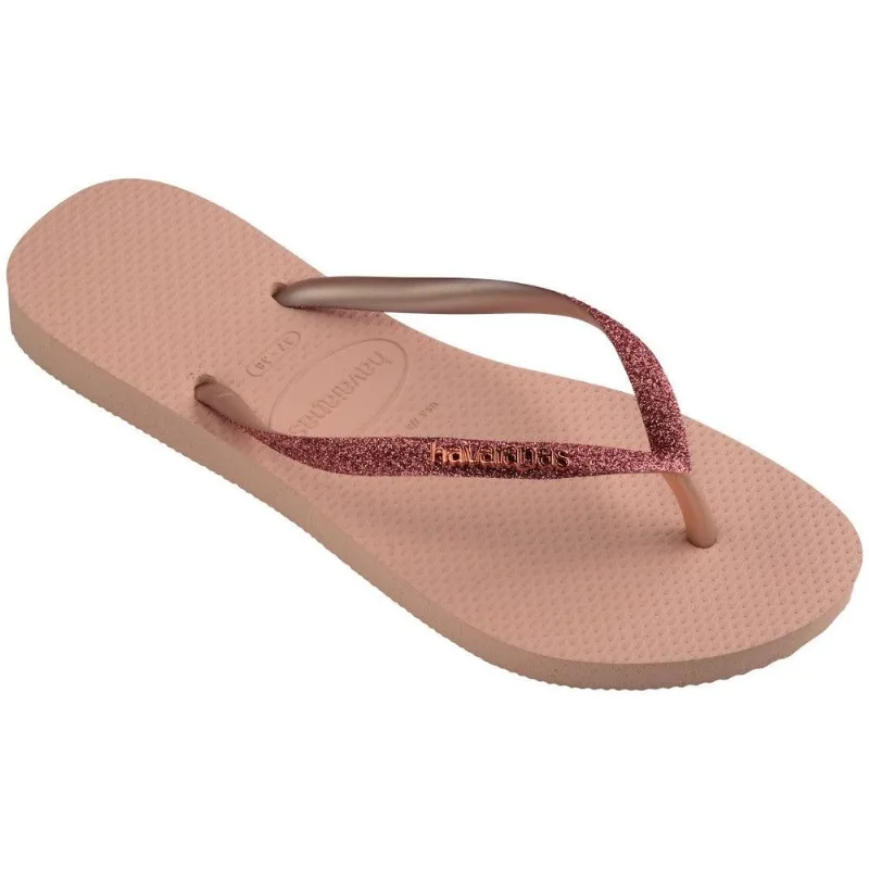Chinelo Havaianas Slim Glitter II Rosa Feminino ROSA - 41