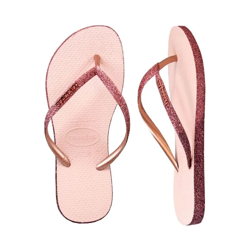 Sandália Havaianas Slim Sparkle Me Rosa Balett 35/36