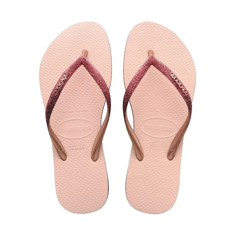 Sandália Havaianas Slim Sparkle Me Rosa Balett 37/38