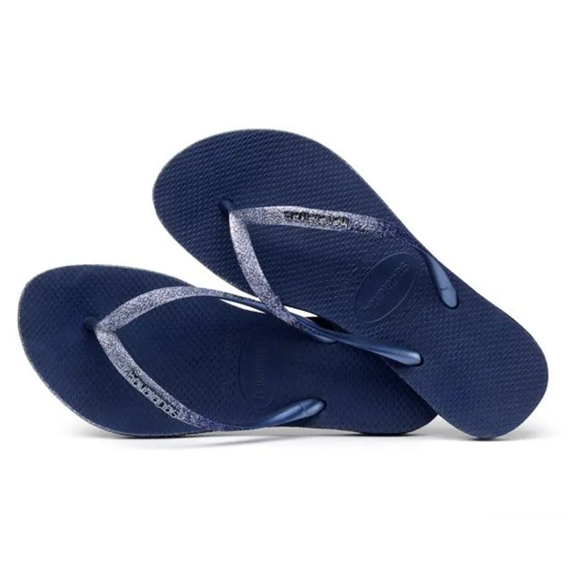 Sandália Havaianas Slim Sparkle Me Marinho 35/36