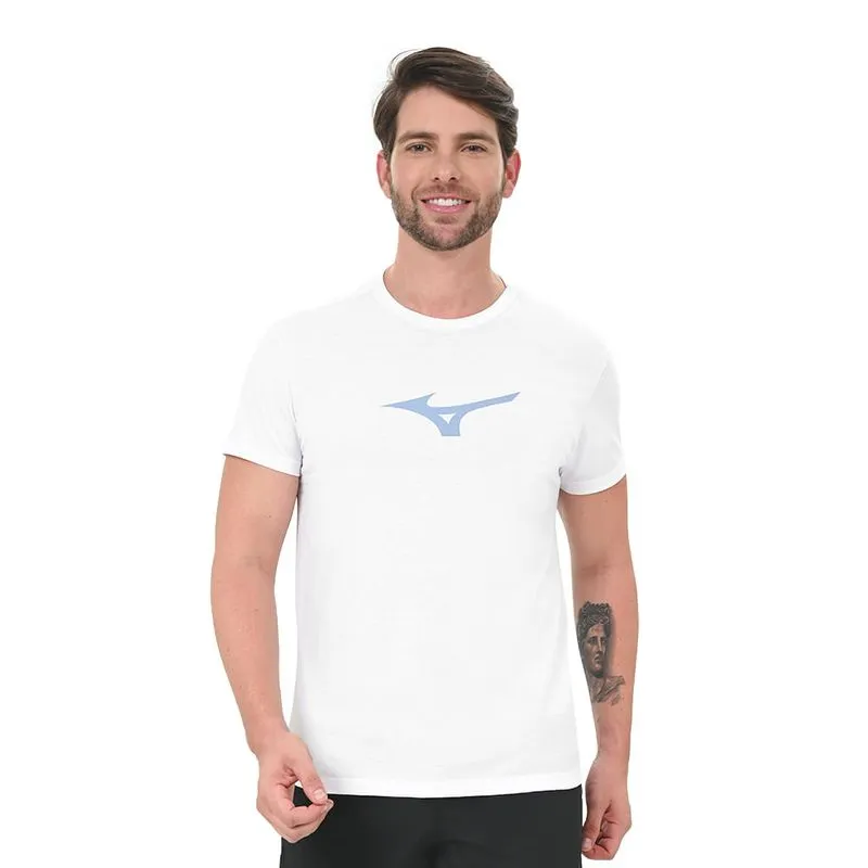Camiseta de Treino Masculina Mizuno LifeStyle M / Branco