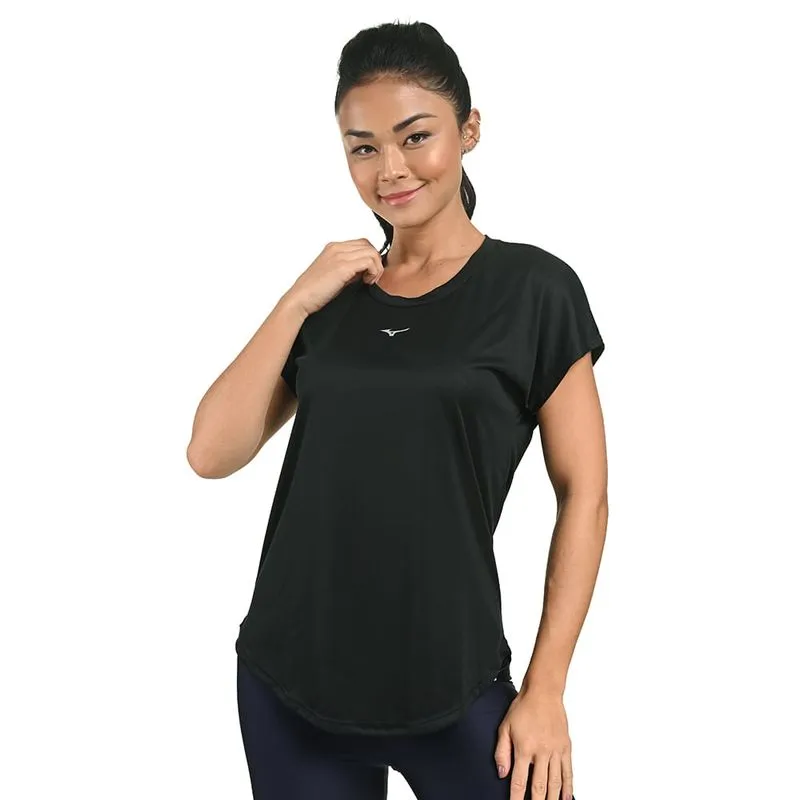 Camiseta de Corrida Feminina Mizuno Spark New M / Preto
