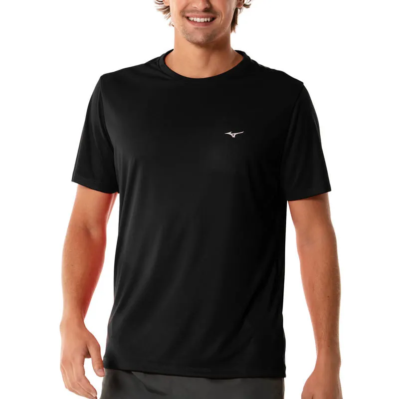 Camiseta de Treino Masculina Mizuno Sportwear GG / Preto