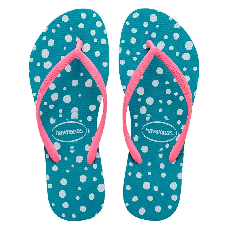 Chinelo Havaianas Slim Harmony Azul Náutico 33/34