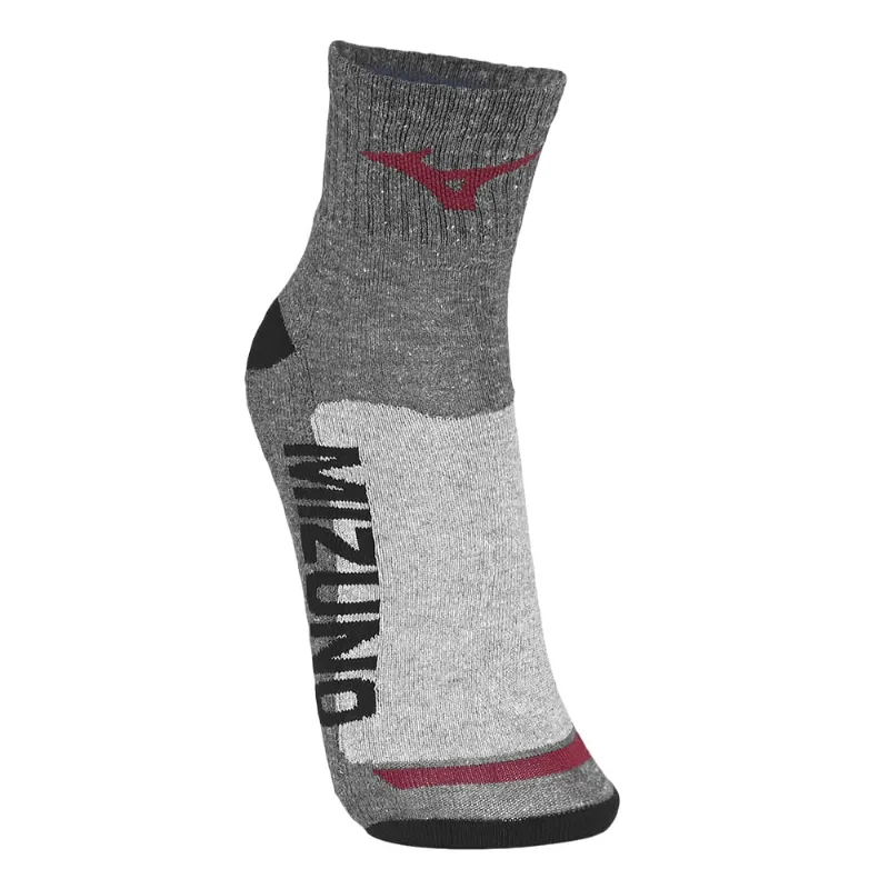 Meia Unissex Mizuno Performance Cano Médio 39-42 Cinza