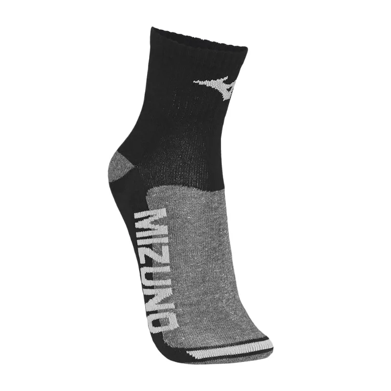 Meia Unissex Mizuno Performance Cano Médio 35-38 Preto