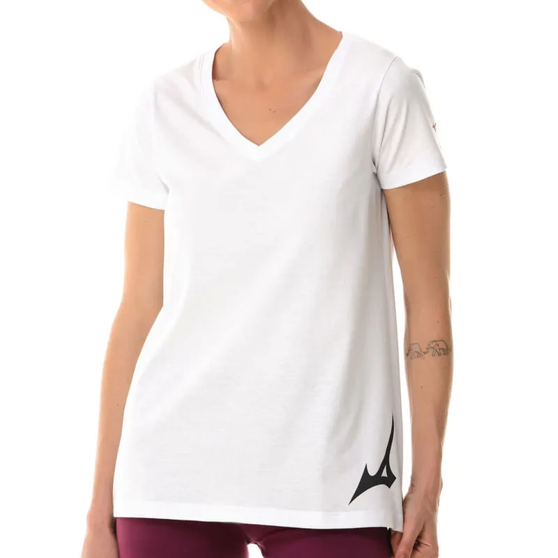 Camiseta Sportstyle Feminina Mizuno Big Logo M / Branco