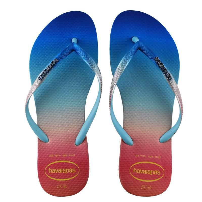 Havaianas Slim Gradient Sunset Unisex Blue/Pink Flip-Flops 39/40