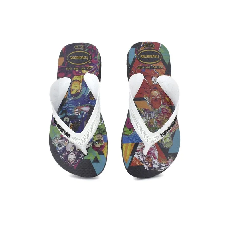 Ojota Havaianas Kids Max Herois FC Talle: 36/37 - Color: Negro/Blanco