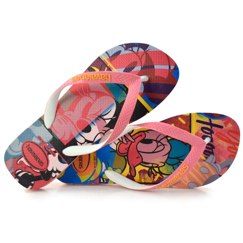 Chinelo Havaianas Disney Stylish Rosa 4123500 33/34