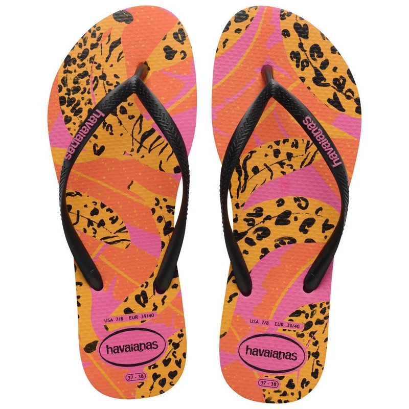 Chinelo Havaianas Slim Summer Fruits Rosa Flux / 25/26