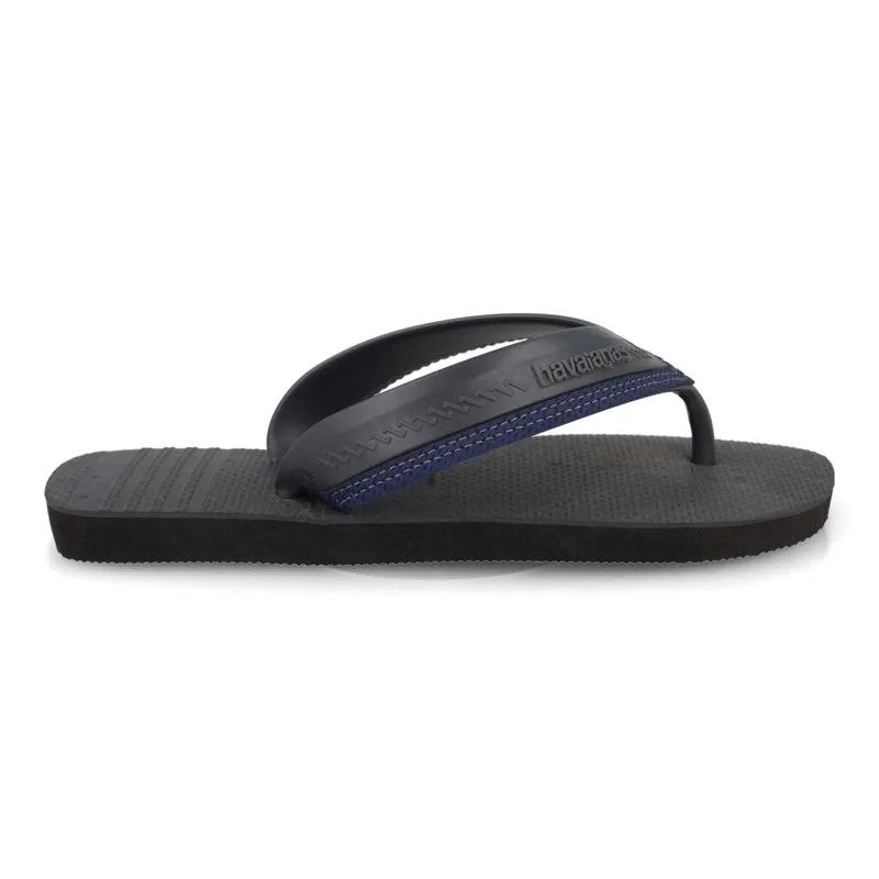 Chinelo Havaianas Hybrid City Borracha Masculino Preto 39
