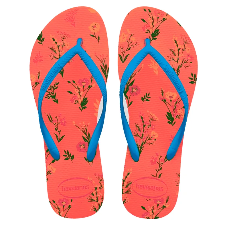 Chinelo Havaianas Slim Romance Salmão - 35/36