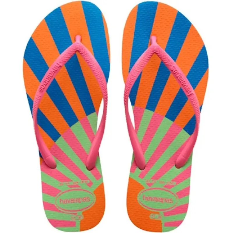 Chinelo Havaianas Slim Harmony Citronela 35/36 Havaianas Slim Harmony Citronela 35/36