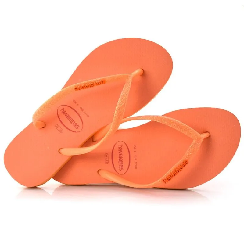 Chinelo Havainas Glitter Neon Laranja 4147111 37/38