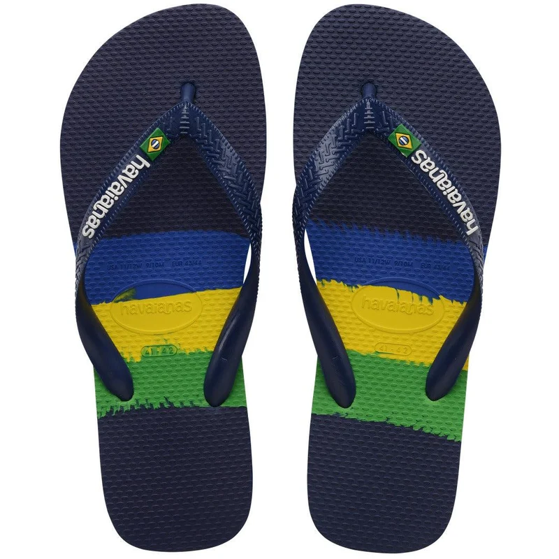Chinelo Havaianas Brasil Tech Marinho / 35/36