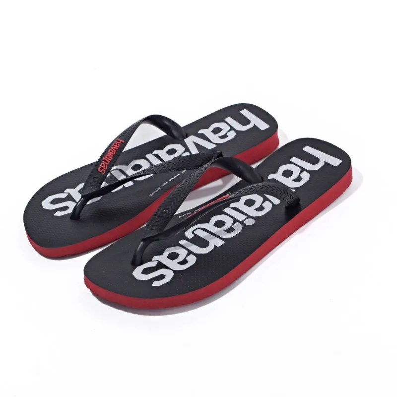 Ojota Havaiana logomania talle 44 rojo