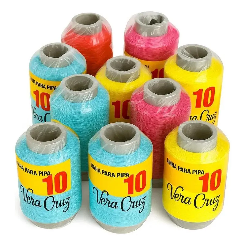 Linha Vera Cruz 1000 Jardas Fio 10 Linha De Pipa