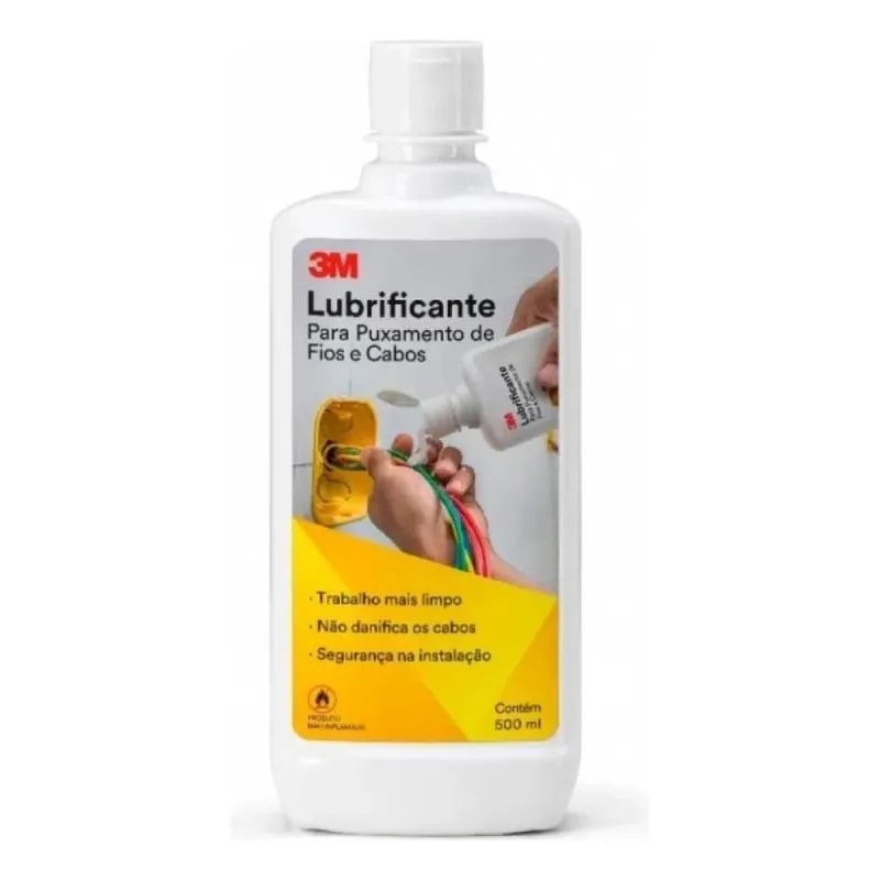 3x Lubrificante P/puxamento De Cabos 500ml 3m