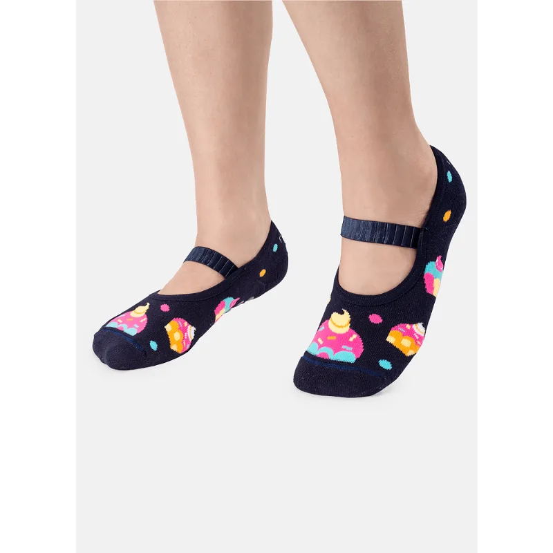 Meia Sapatilha Feminina Antiderrapante Cupcake 34 A 39