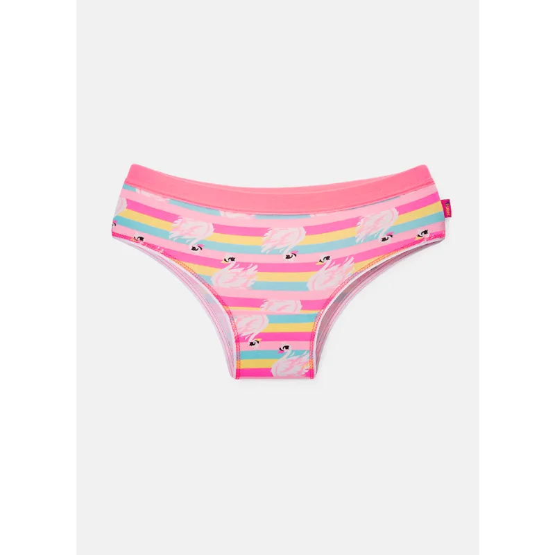 Calcinha Boneca Algodão Menina Cisne Rainbow 8