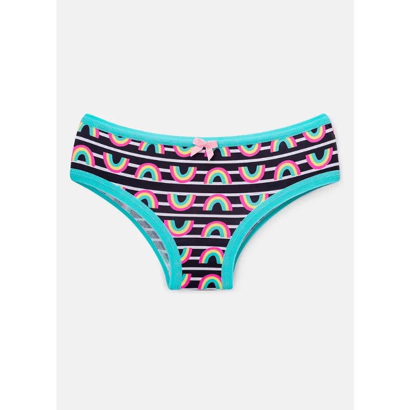 Calcinha Boneca Menina Teen Cisne Rainbow Preto Calcinha Boneca Menina Teen Cisne Rainbow 12