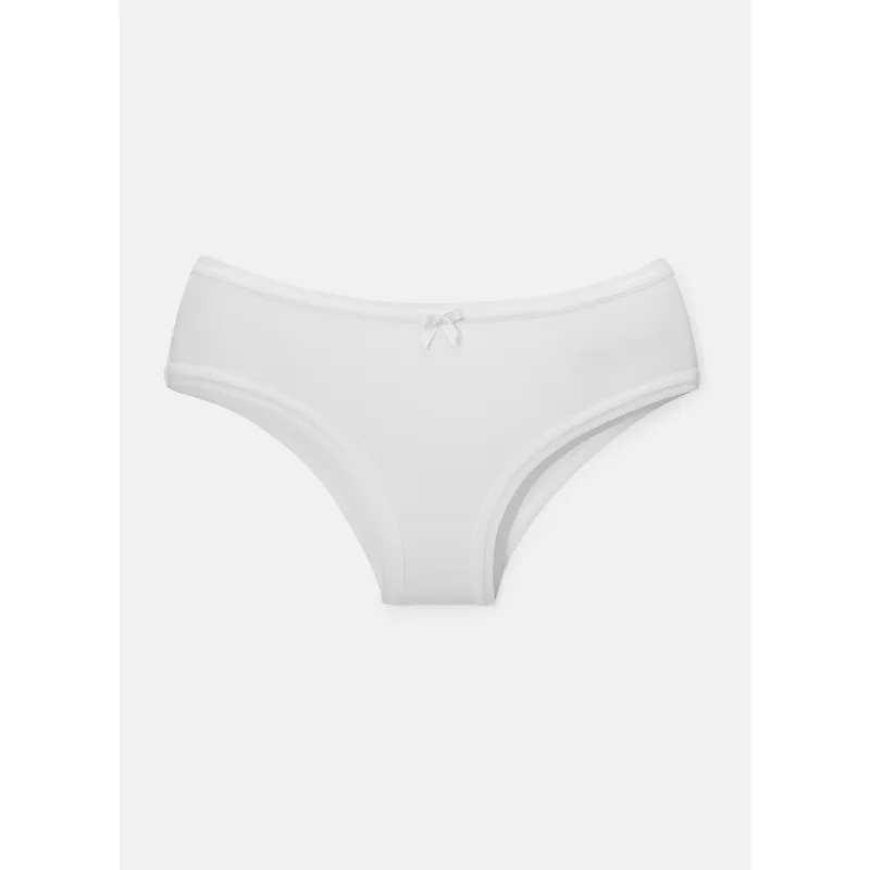 Calcinha Boneca Menina Microfibra Branca Branco 12