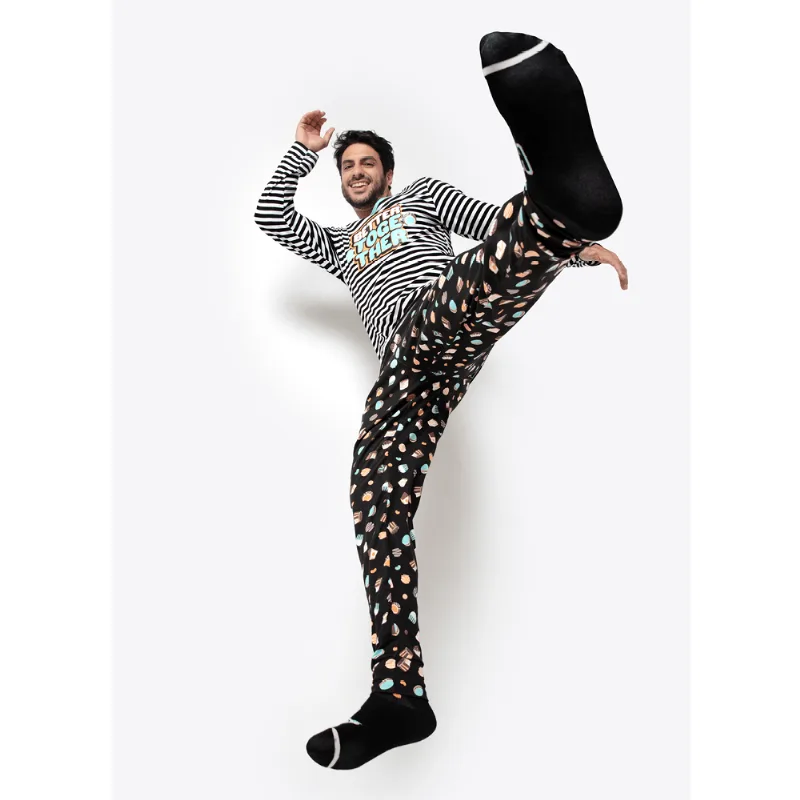 Pijama Manga Longa Masculino Viscolycra Better Together GG