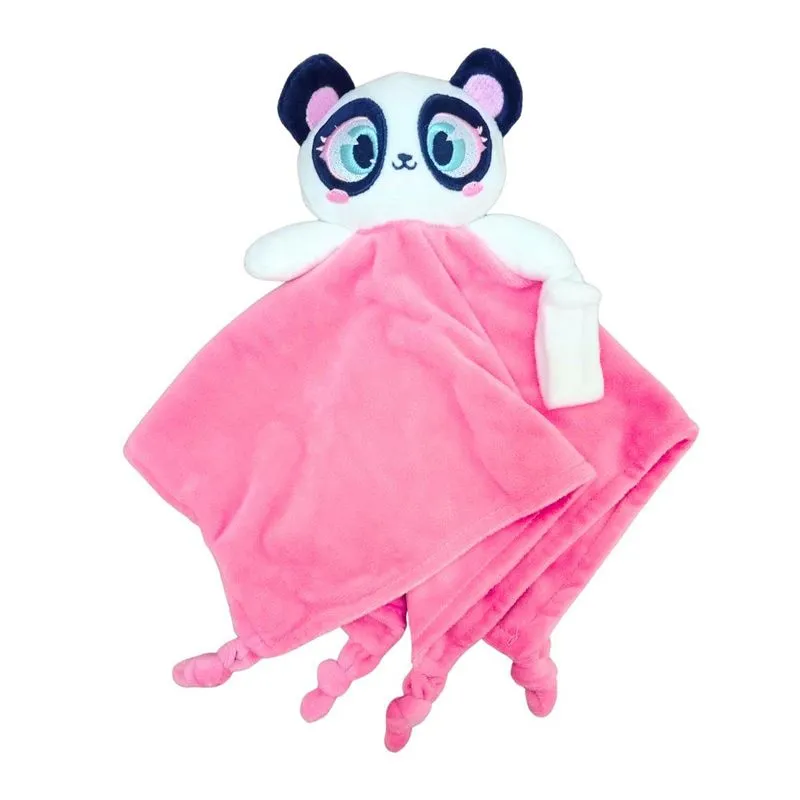 Naninha Bebes Puket Desenho Panda Rosa Com Prendedor Chupeta