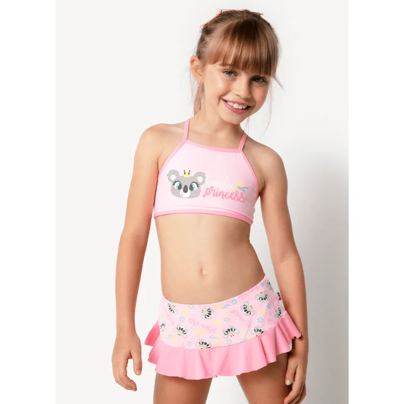 Biquíni Menina Coala Princess Rosa 6